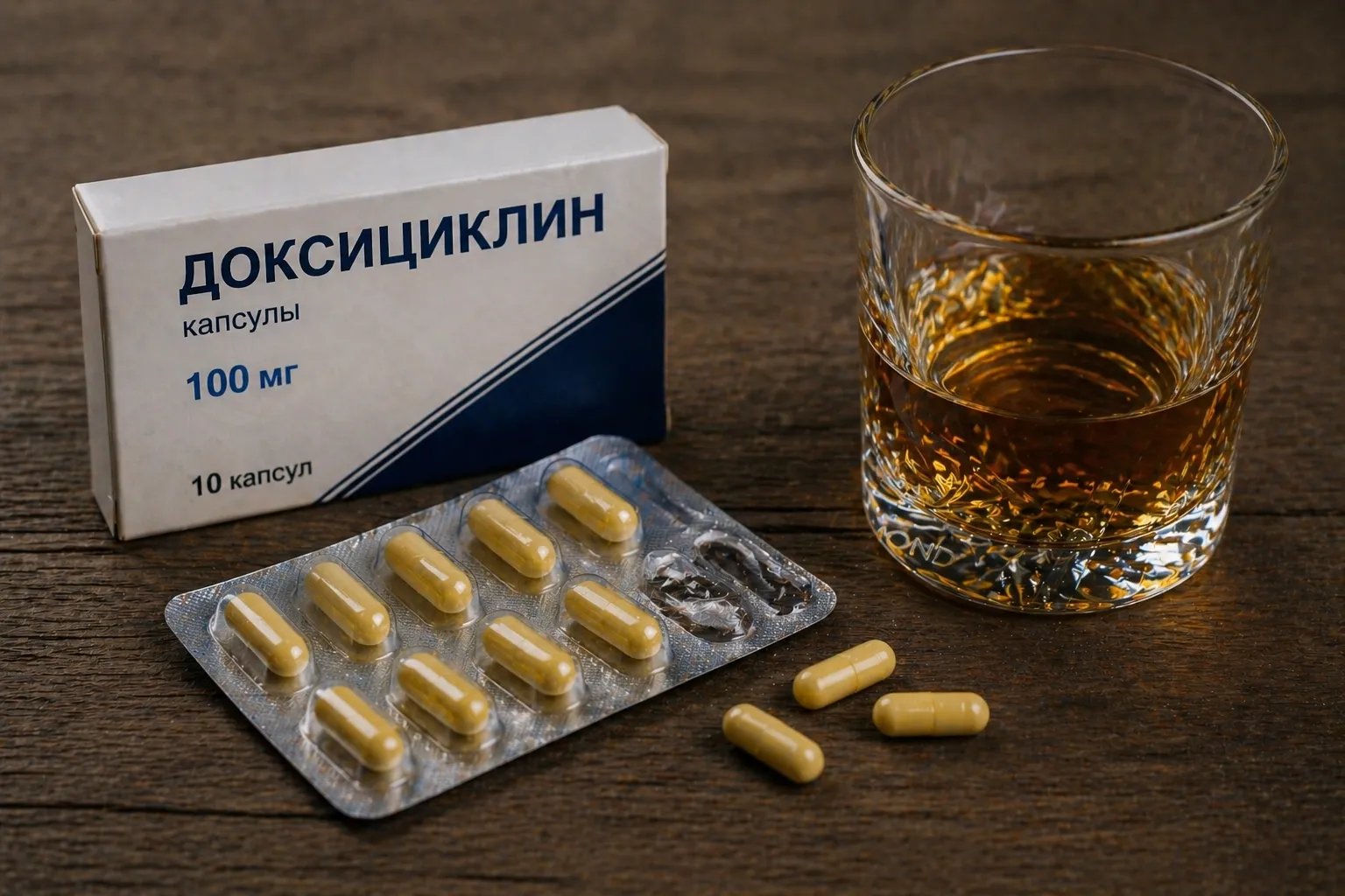 Доксициклин и алкоголь